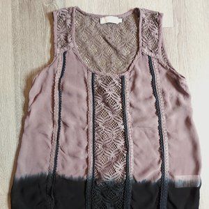 Cream Ombre Tank